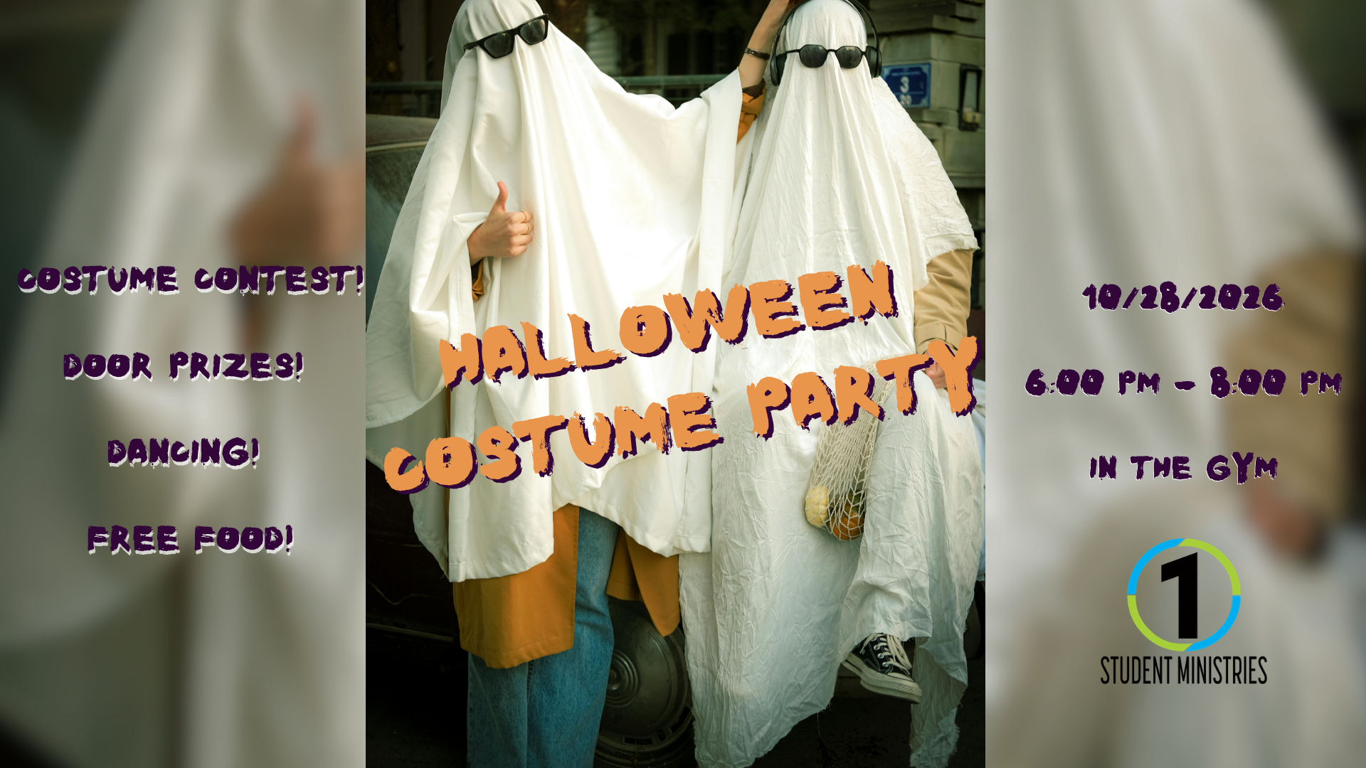 Upcoming ONE Student Ministry Halloween event
